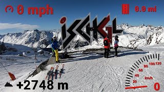 Skiing 1,500m Altitude Drop! - ISCHGL - Austria