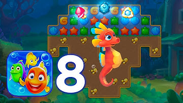 Fishdom Gameplay | Fishdom Game Video | Fishdom Game Kaise Khele Level 36 to Level 40 with Minigame