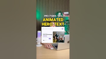 Check out the ULTIMATE Figma hack to create stunning hero text! 🚀 #uiux #figmadesign #designhacks