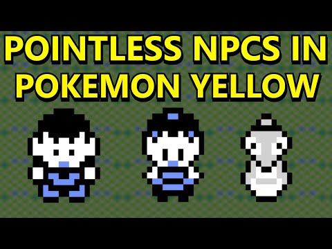 Pointless NPCs in Pokemon Red Blue and Yellow