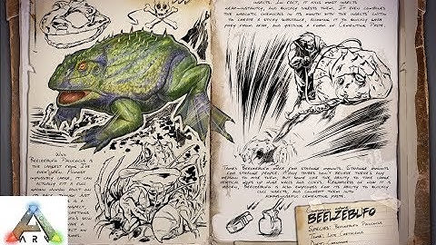 ARK Survival Evolved Beelzebufo taming and cementing paste farm