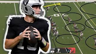 Film Study: Fernando Mendoza STRUGGLED (At Times) for the Las Vegas Raiders Vs the Houston Texans