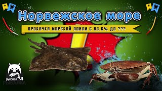 ◦ Норвежское море! ◦ Прокачка с 83.6% до ??? ◦ level ◦ Русская рыбалка 4 ◦🎣👍🐬