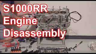 BMW S1000RR Engine Fail DISASTER - Motorcycle Engine DISASSEMBLY Engine Failure (Part 1)