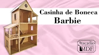 Jogo 29 Móveis Para Casa Barbie Mdf Cru