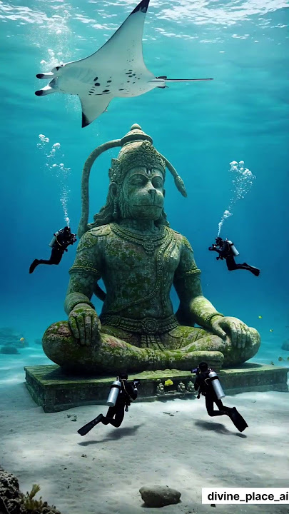 Ram Setu Reimagined: A Sacred Bridge Beneaththe Waves #ram #ramsatu #ramayan