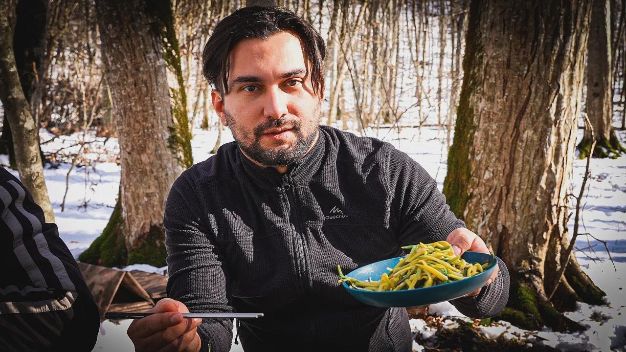 Traditional Wild Garlic Harvest in the Chechen Mountains