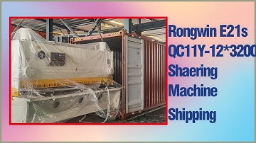 RONGWIN Best selling high safety QC11Y series guillotine hydraulic shearing machine shipping