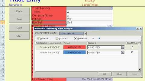 ExcelExperts.com - Excel Tips - Conditional formatting
