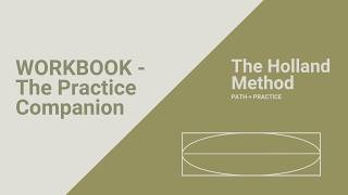 The Holland Method Workbook: The Practice Companion