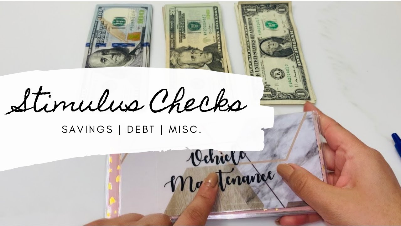 Stimulus Checks! | Cash Envelope Stuffing 🤍 - YouTube