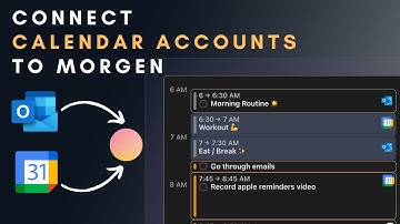 How to connect calendar accounts in Morgen