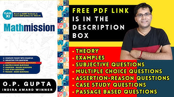 MATHMISSION FOR XI By O.P. GUPTA | Class 11 Maths Books | Maths Refresher for Class XI (2023-24)