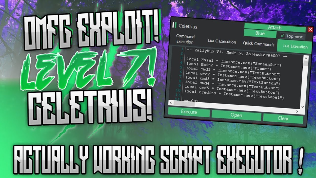 Omfg Fire Roblox Hack Exploit Celetrius Op Lvl 7 Script Exe W Lua And Lua C Working Youtube - roblox guest glitcher script roblox username cheat