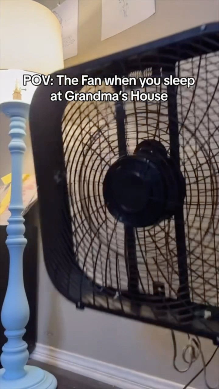POV: Grandma’s OLD Scary Fan When You Sleepover #TheManniiShow.com/series
