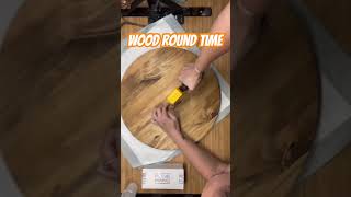 I love that this wood round can be used for fall and after! Full video on my channel! #woodround