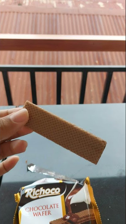 Richoco | Chocolate Cream Wafer | Snack | Iam Aprilee | #shorts