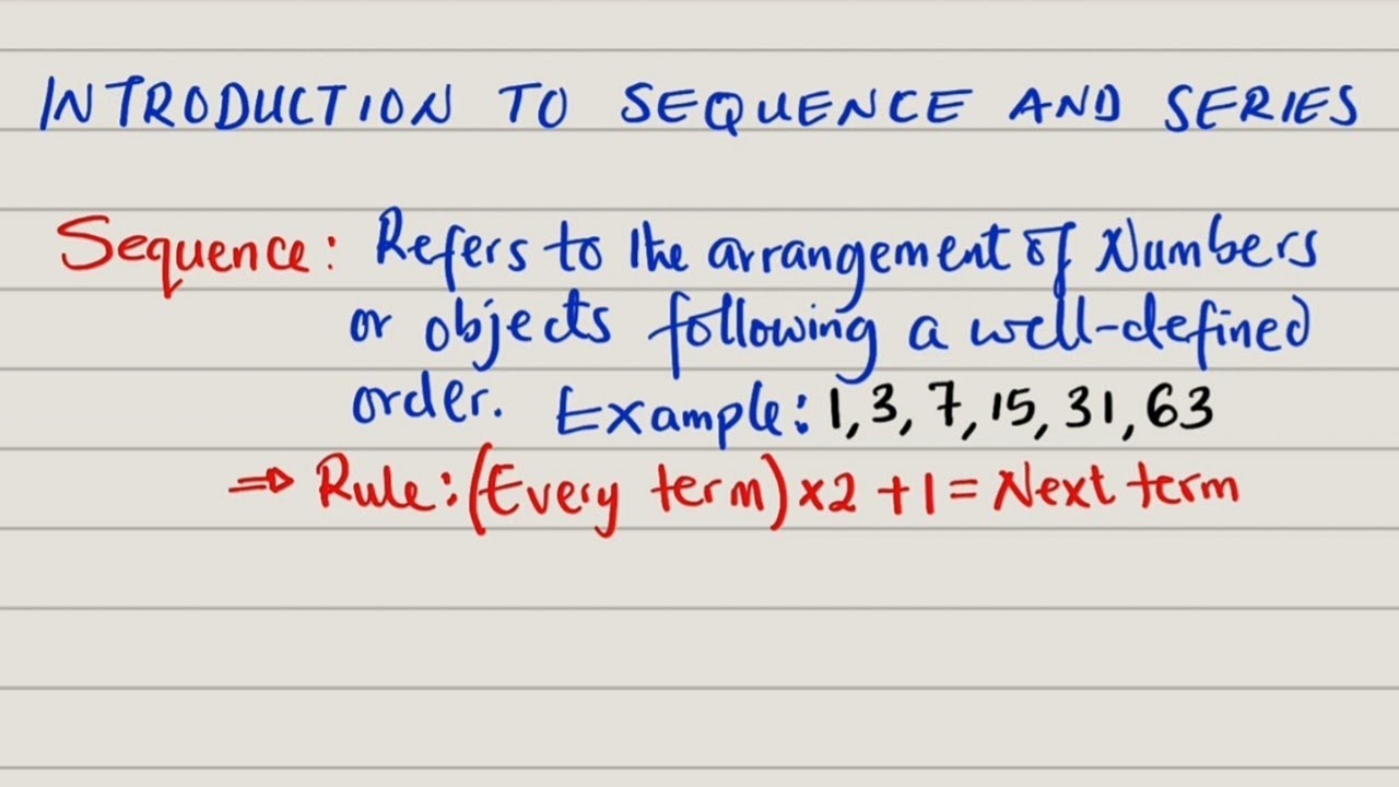 Sequences in Math  Overview & Types - Video & Lesson Transcript