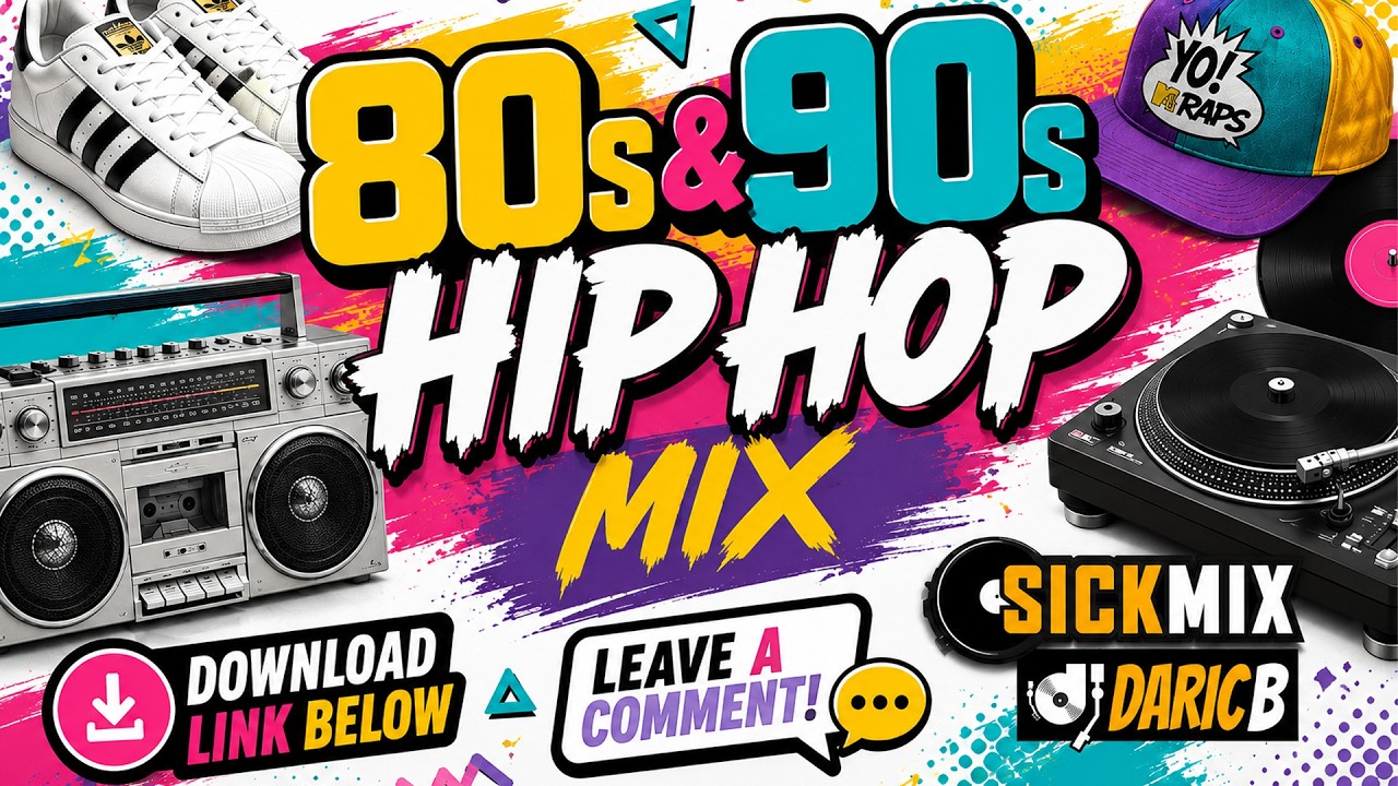 80s & 90s Hip-Hop Mix Daric B | Biggie, Run-D.M.C., Nas, Beastie