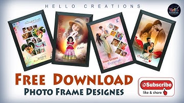 Free psd photo frame designs download