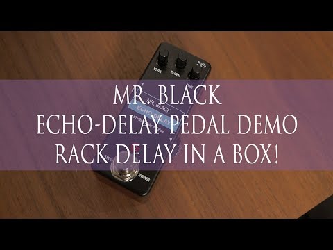 Mr. Black Echo-Delay: 80's Rack Delay and Echo! - YouTube