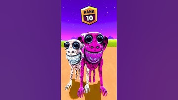 SIZE COMPARISON NEW ZOONOMALY MONSTERS WITH RANKS SMILING CAT GARRY