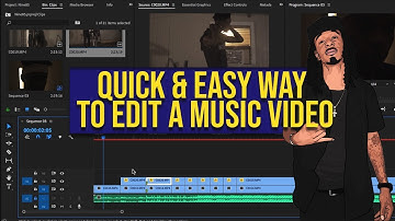 Quick & Easy Way To Edit a Music Video (For Beginners) (Adobe Premiere Pro)