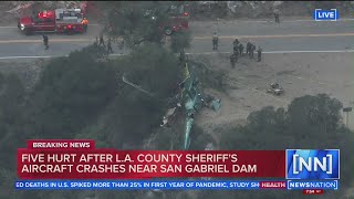 L.A. County Sheriff's aircraft crashes | NewsNation Prime