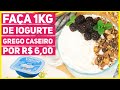 FAÇA 1KG de IOGURTE GREGO com SÓ 6 REAIS! ECONÔMICA + Receita de Granola Caseira | Me Ajuda Gi 65