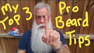 TOP 3 PROFESSIONAL BEARD TIPS