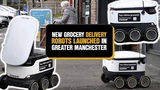 Watch How These Robots are Revolutionizing Grocery Delivery in Manchester!