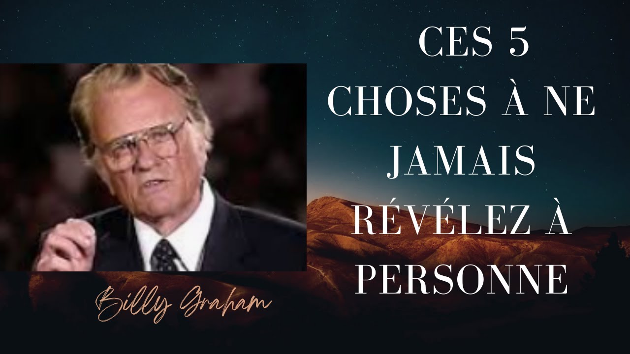 Si Vous Êtes les Élus de Dieu, Ne Révélez Jamais Ces 5 Choses à Personne !