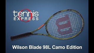 Wilson Blade 98L Camo Edition Tennis Racquet Review | Tennis Express