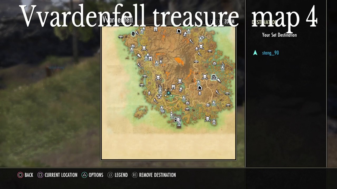 Vvardenfell treasure map IV (4 ) - YouTube.