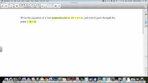 PreCalc 10: 6.3 Equations of Parallel & Perpendicular Lines