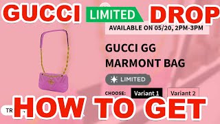 Roblox LIMITED GUCCI GG MARMONT BAG (HOW TO GET IT)