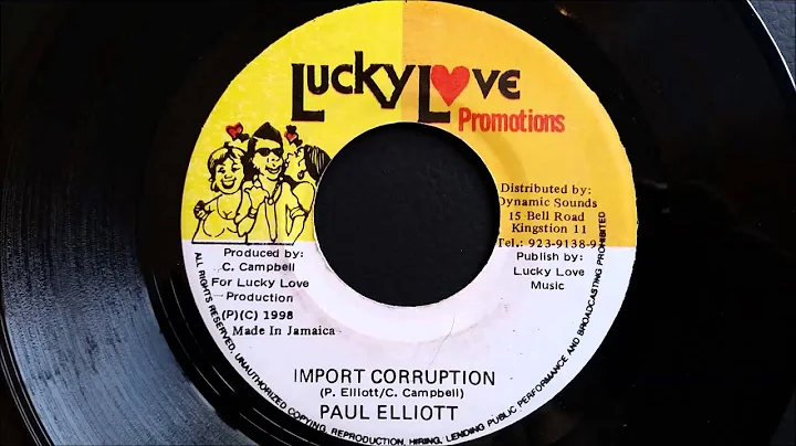 Paul Elliott - Import Corruption - Lucky Love 7" w...