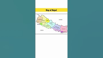 Thumbnail of Map of Nepal | #nepal #map #shorts