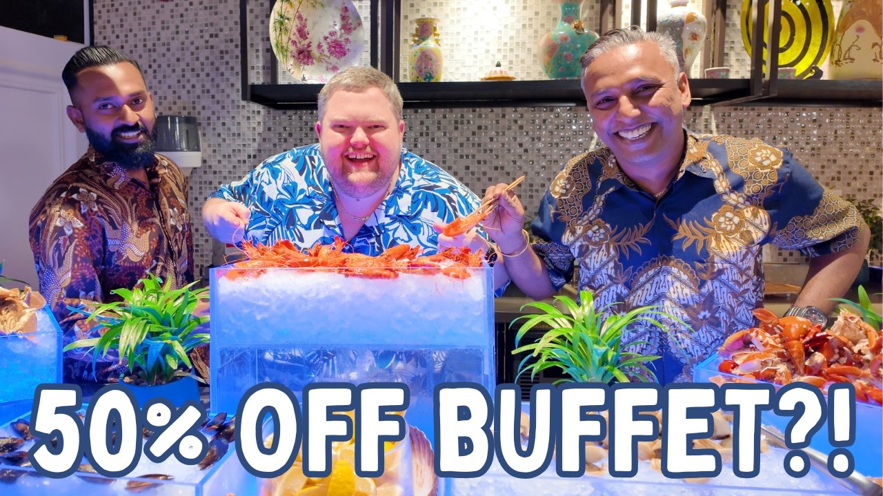 Халяльный буфет Asian Market Café 🇸🇬 | Скидка 50% в отеле Fairmont Singapore?!