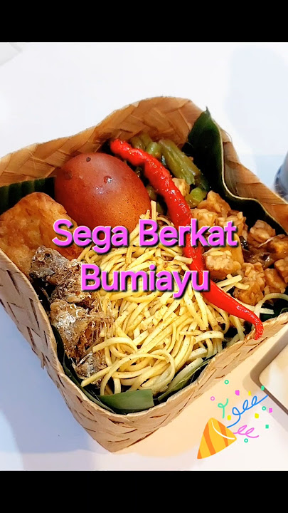 Sega Berkat Bumiayu #bumiayu #segaberkat #kulinerbumiayu #makanandesa #masakantradisional #kondangan
