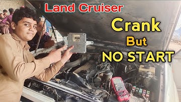 2007 Toyota Land Cruiser 5L-E 1Hd Diesel Engine Starting Problem | Car Crank but won