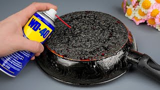 Amazing Way to Clean an Old Pan! 6 Great practical tips for cleaning!