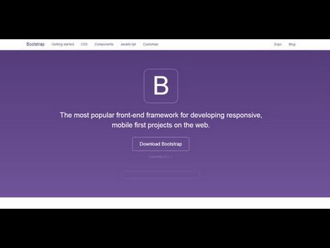 Bootstrap : Front-End Framwork เพื่อ สร้างเว็บไซต์ด้วยธีมเวิร์ดเพรส (wordpress theme) 1