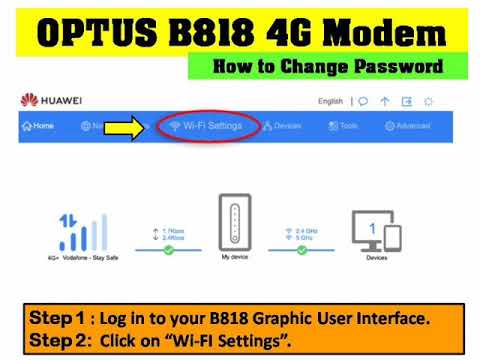 OPTUS B818 4G Modem Advanced Troubleshooting