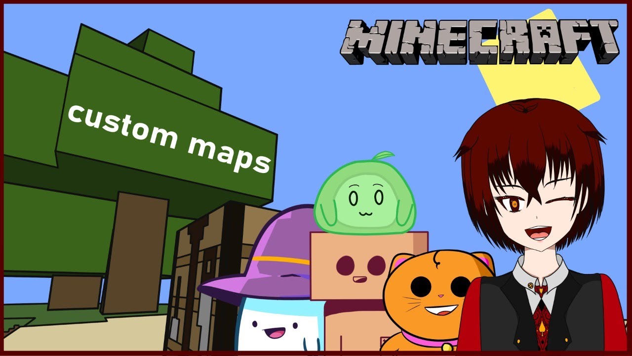 [Minecraft] custom map with friends - YouTube