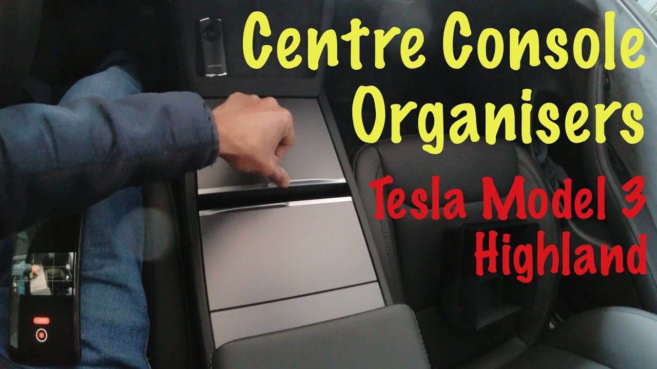 Tesla Model 3 Highland - Centre Console Organisers 