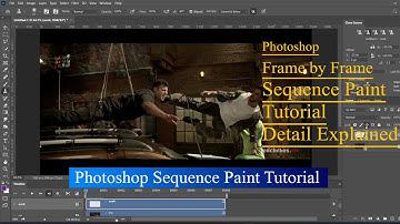 Photoshop Sequence Paint || Frame By Frame Paint In Photoshop || Photoshop Paint Detail Explain