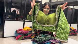 Stylish Bandhani Print Design Readymade Blouse for Women Stretchable Flexifit Stitched Choli #viral 