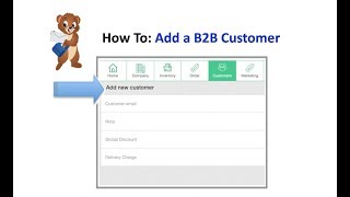 How to Add a B2B Customer on LiveSell