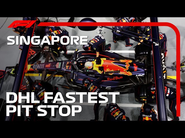 Red Bull's Dazzling Fastest Pit Stop | 2022 Singapore Grand Prix | DHL